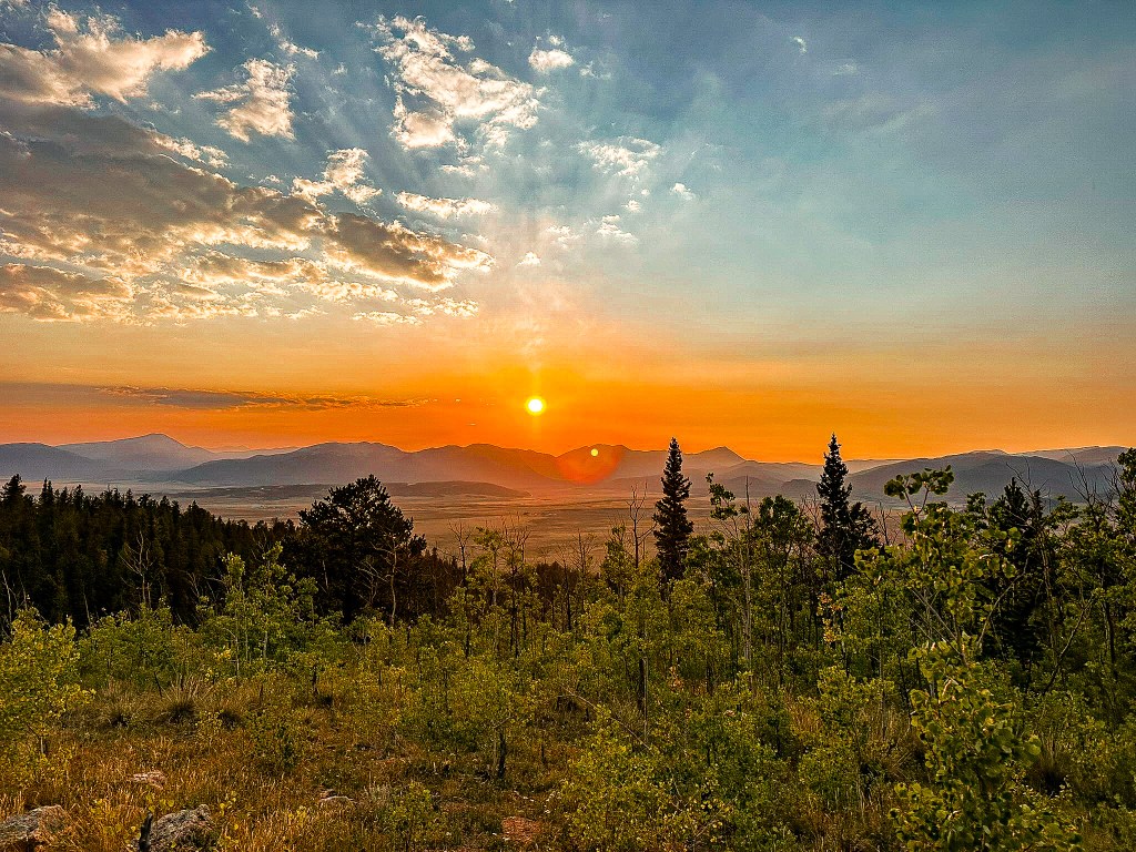 The camping trip that wasn’t and the sunset that certainly&nbsp;was.